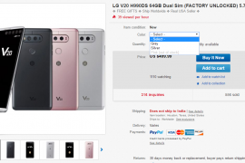 Deal: LG V20 64GB (unlocked) available for $450 on eBay