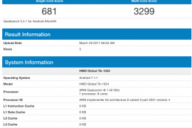 Nokia 5 benchmarks now available on Geekbench