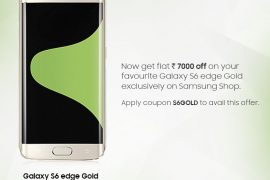 Deal: Samsung giving Rs 7,000 discount on Galaxy S6 Edge in India