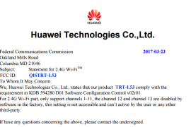 Huawei Enjoy 7 Plus clears FCC, could release soon in USA and other markets