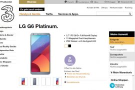 Three launches LG G6 in Austria