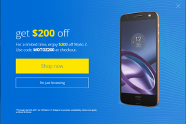 Deal: Motorola offering $200 discount on Moto Z, now available for $499
