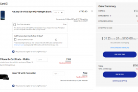 Deal: Pre-order Sprint Galaxy S8 or S8+ and get $100 reward E-certificate from Samsung