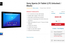 Deal: Grab a Sony Xperia Z4 tablet for $530 only at Focus