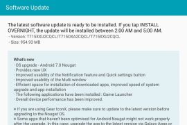 Samsung Galaxy Tab S2 Nougat update rolling with April security patch, build T715XXU2CQCL