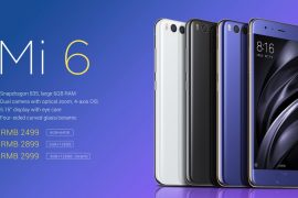 Here is Xiaomi Mi6 price for all variants
