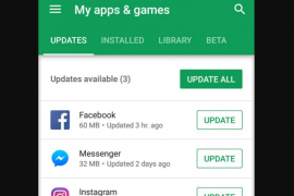 Google rolling out revamped My Apps and Games section in Play Store
