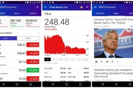 View your quotes in the notification drawer with the latest update of Yahoo finance app