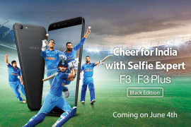 Oppo F3 Black Edition set for release on June 4