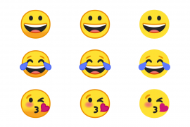 Android Oreo emojis in flat and without borders look much cooler
