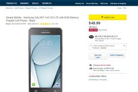 Deal: Galaxy On5 available for $50 only at Best Buy