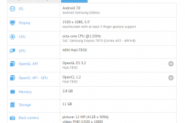 Samsung Galaxy J7 2017 specs revealed via GFXBench listing