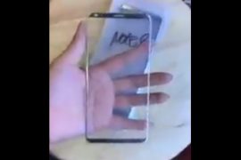 Samsung Galaxy Note 8 front panel leaks in a video