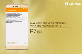 Gionee P7 Max update rolling out with performance improvements
