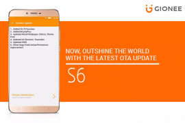 Gionee S6 update brings ViLTE support and bug fixes