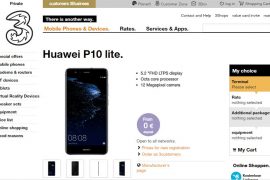 Three releases Huawei P10 Lite in Austria