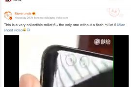 A rare Xiaomi Mi6 found in the wild