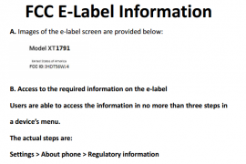 Motorola Moto XT1791 clears FCC, powered by 3000 mAh battery