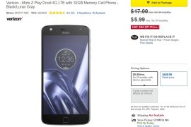 [Hot Deal] Grab a Verizon Moto Z Play for just $144 at Best Buy