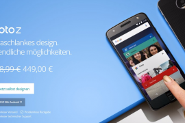 Deal: Moto Z gets 250 Euros off in Germany, available for 449 Euros