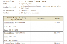 Galaxy J5 2017, J7 2017 and Samsung Z4 release gets closer, certified by P3DN