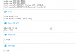 Gionee S10 specs confirmed via GFXBench benchmark listing