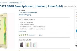 Deal: Get Sony Xperia X 32GB for $250 at B&H ($100 off)