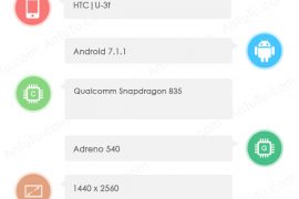 HTC U 11 specs out via AnTuTu