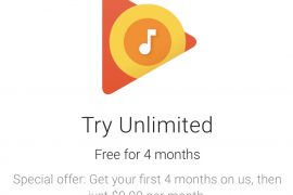 Get 4 months of free Google Play Music and YouTube Red subscription