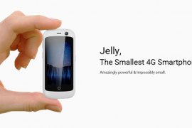 Meet the Jelly phone, the smallest 4G smartphone running Android Nougat