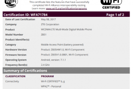 ZTE Z851 with Android 7.1.1 to launch soon