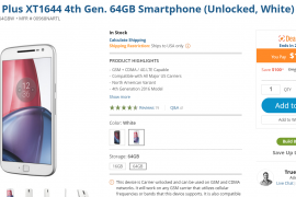 Deal: Moto G4 Plus 64GB available for $200 today at B&H