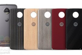 Motorola Moto Z2 Play leaks in Grey with case designs