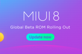 MIUI 8 Global Beta version 7.6.8 released [Download]