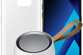 Three Austria offering Galaxy A3 and A5 2017 with free Samsung Scoop speakers worth £39 and clear case