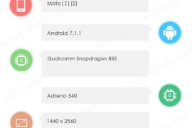 Moto Z2 specs revealed via AnTuTu Benchmark
