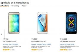 Amazon Smartphone sale offer gets you Honor 6X, Galaxy On7/On5 Pro and Moto G4 on good discount