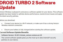 New Verizon Moto Droid Turbo 2 update brings latest security patches