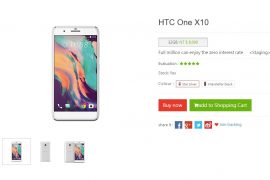 HTC One X10 goes on sale in Taiwan; priced at NT$8,990 (USD 300)