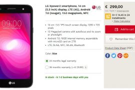 LG X Power 2 with 4.500mAh battery launched in Germany; priced at €299