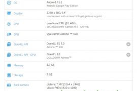 Lenovo TB-8X04F specs leak reveals Snapdragon 427 processor (Adreno 308 GPU) and Android 7.1.1 Nougat