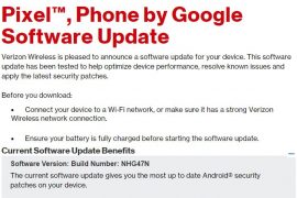 Verizon rolling out OTA update for Google Pixel and Pixel XL with June security patch