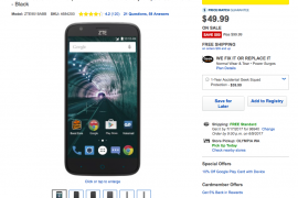 [Deal] Boost Mobile ZTE Wrap 7 with 2GB RAM and 5.5″ display is going for just $50 at Best Buy