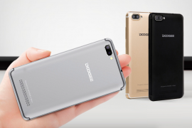 DOOGEE X20 is a budget dual camera phone with 5″ HD display and Android 7.0 Nougat