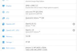 Sharp FS8010 leak at GFXBench
