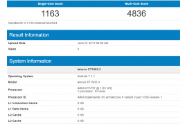 Lenovo XT1902-3 with 4GB RAM and Helio X20 spotted on Geekbench, could be Moto M2