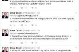 BlackBerry KEYone goes out of stock in USA