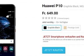 Huawei P10 now available in Switzerland