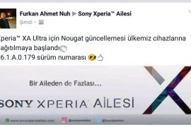 Sony Xperia XA Ultra Nougat update begins rolling out in Turkey, build 36.1.A.0.179