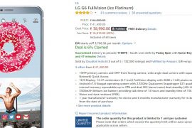 [Deal] LG G6 selling for just INR 38,990 in India [29% off]